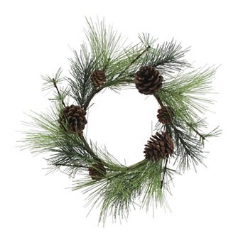 St. Nicholas Square® Mini Artificial Pine & Pinecone Wreath