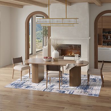 HGTV Everyday Chic Halden Modern Contemporary Abstract Machine Washable Area Rug