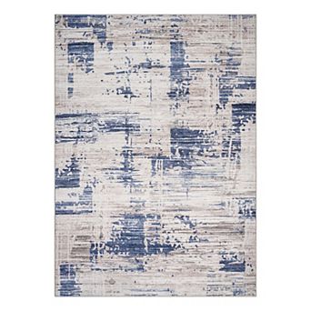 HGTV Everyday Chic Halden Modern Contemporary Abstract Machine Washable Area Rug