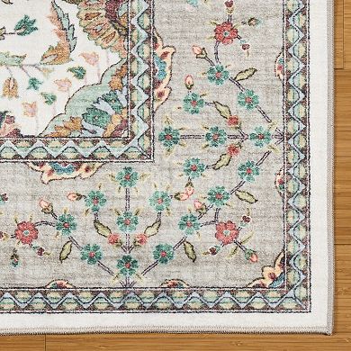 HGTV Everyday Chic Seda Transitional Oriental Machine Washable Area Rug