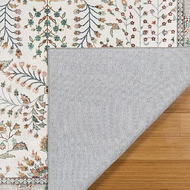 HGTV Everyday Chic Seda Transitional Oriental Machine Washable Area Rug