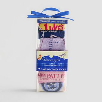 Women's Gilmore Girls 7-Pack Low-Cut Socks Gift Box
