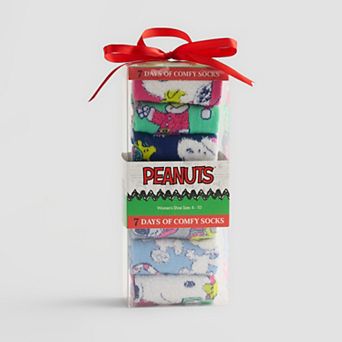 Women's Peanuts Snoopy 7-Pack Low-Cut Socks