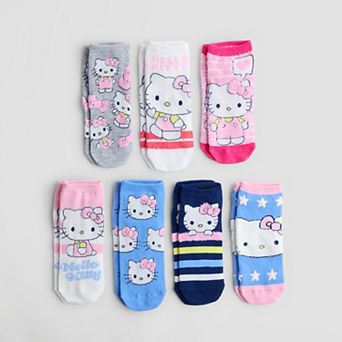 Women's Hello Kitty 7-Pack Low-Cut Socks