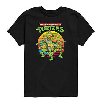 Toddler Boy Teenage Mutant Ninja Turtles Retro Sunset Graphic Tee