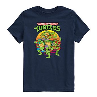 Toddler Boy Teenage Mutant Ninja Turtles Retro Sunset Graphic Tee