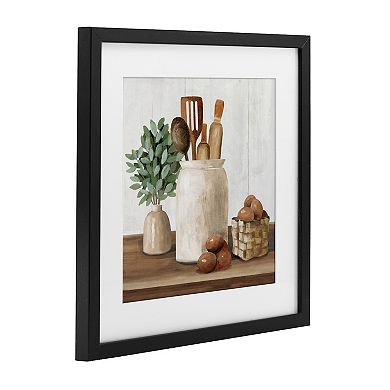 Stupell Home Decor Country Kitchen & Eggs Framed Plaque Wall Art