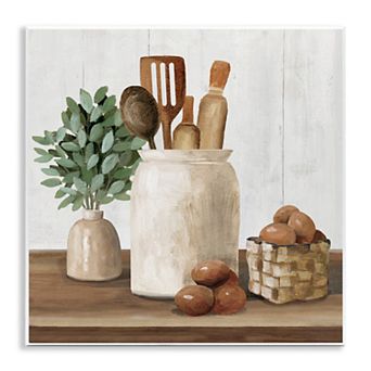 Stupell Home Decor Country Kitchen & Eggs Framed Plaque Wall Art