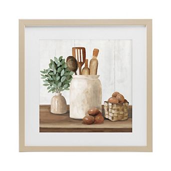 Stupell Home Decor Country Kitchen & Eggs Framed Plaque Wall Art