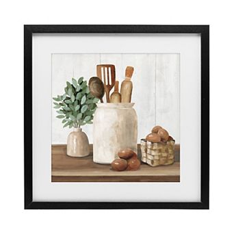 Stupell Home Decor Country Kitchen & Eggs Framed Plaque Wall Art