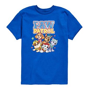 Toddler Boy Paw Patrol Group Sketch Graphic Tee