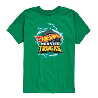 Toddler Boy Hot Wheels Monster Trucks Logo Graphic Tee
