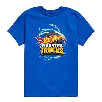Toddler Boy Hot Wheels Monster Trucks Logo Graphic Tee
