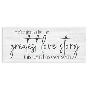 Stupell Home Decor Greatest Love Story Message Framed Wall Art