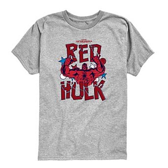 Toddler Boy Marvel Captain America Red Hulk Graphic Tee