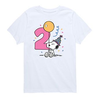 Toddler Boy Peanuts Snoopy Birthday Graphic Tee