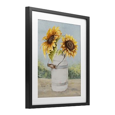 Stupell Home Decor Sunflower Pitcher Framed Wall Art