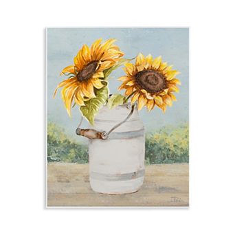 Stupell Home Decor Sunflower Pitcher Framed Wall Art