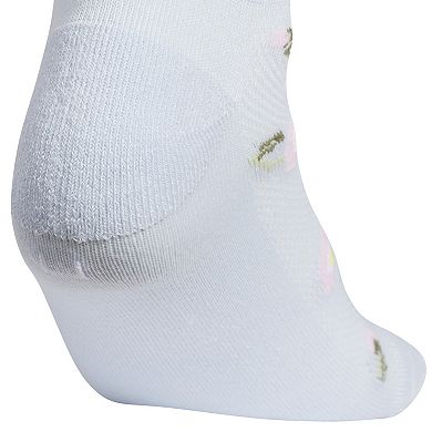 Girls adidas Cushioned Graphic 6-Pack Quarter Socks