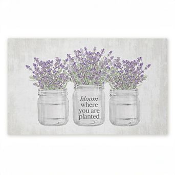 Stupell Home Decor Bloom Where You Are Planted Doormat