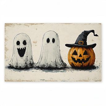 Stupell Home Decor Halloween Icons Trio Doormat