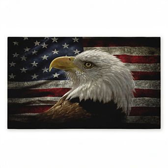 Stupell Home Decor Bald Eagle Portrait Doormat