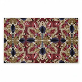 Stupell Home Decor Feather Kaleidoscope Fractal Doormat