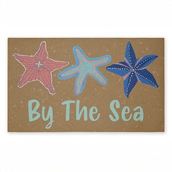 Stupell Home Decor By The Sea Starfish Doormat
