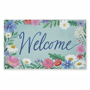 Stupell Home Decor Welcome Dreamy Garden Doormat