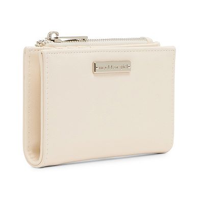 madden girl Snap Wallet with Zip-Around Closure