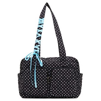 madden girl Quilted Nylon Weekender Bag
