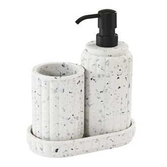 Avanti Falmouth 3 pc Marble Bath Accessory Set