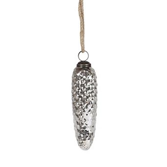 St. Nicholas Square® Glittered Glass Pinecone Christmas Ornament