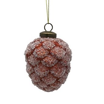 St. Nicholas Square® Glass & Glitter Pinecone Christmas Ornament