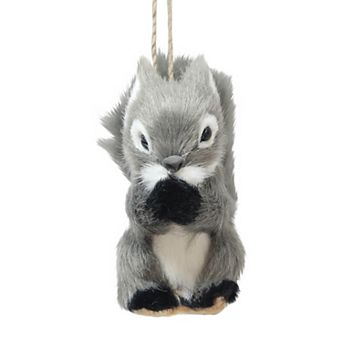 St. Nicholas Square® Faux Fur Squirrel Christmas Ornament