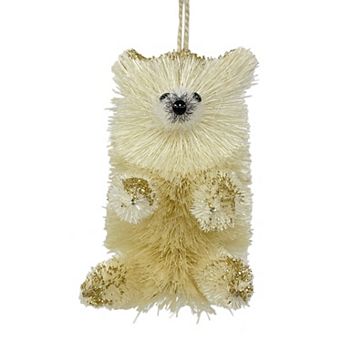 St. Nicholas Square® Sisal Polar Bear Christmas Ornament