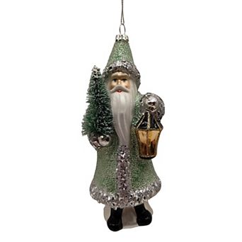 St. Nicholas Square® Glass Santa Christmas Ornament