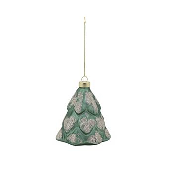 St. Nicholas Square® Glass Leaves Christmas Ornament