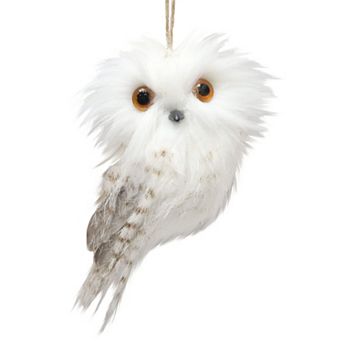 St. Nicholas Square® Faux Fur Owl Christmas Ornament