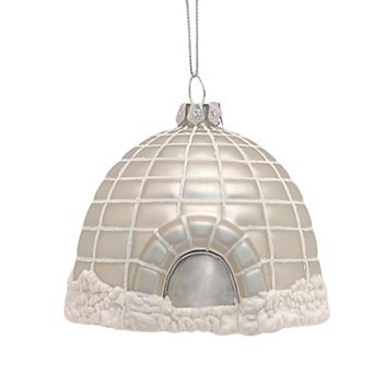 St. Nicholas Square® Glass Igloo Christmas Ornament