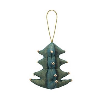 St. Nicholas Square® Fabric Tree with Bells Christmas Ornament