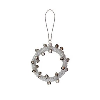 St. Nicholas Square® Beaded Jingle Bell Wreath Christmas Ornament