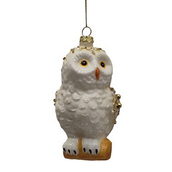 St. Nicholas Square® Glass Owl Christmas Ornament