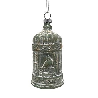 St. Nicholas Square® Glass Bird Cage Christmas Ornament