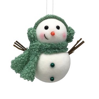 St. Nicholas Square® Fabric Snowman Christmas Ornament