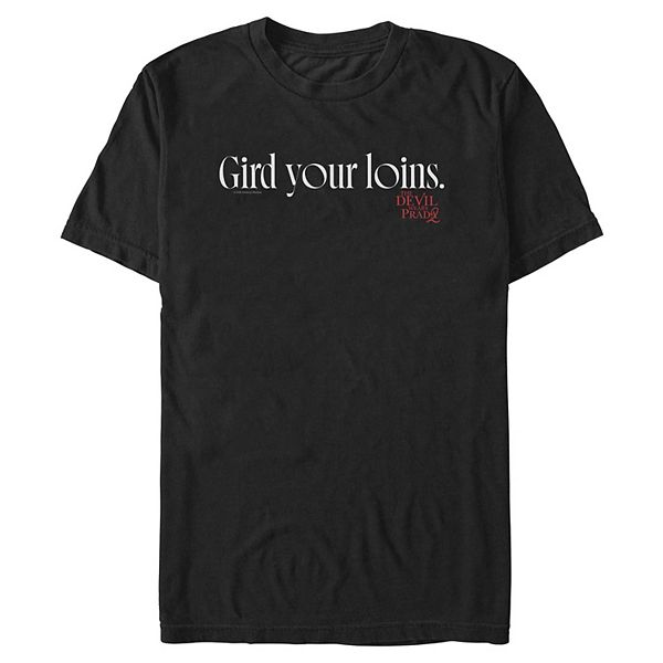Men's The Devil Wears Prada 2 Nigel Kipling Gird Your Loins Graphic Tee