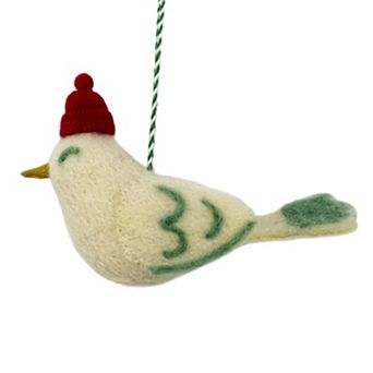 St. Nicholas Square® Felted Wool Bird Christmas Ornament