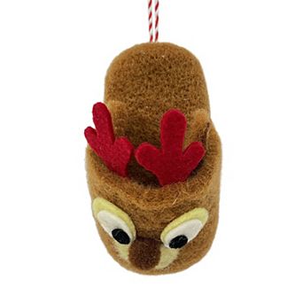 St. Nicholas Square® Wool Felt Reindeer Christmas Ornament