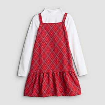 Girls 6-16 SO® 2 pc Adaptive Mock Neck Knit Top & Dress Set