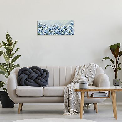 Stupell Home Decor Blue Hydrangea Meadow Canvas Wall Art